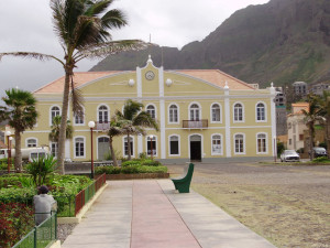 City Hall building in Ponta do Sol in Santo Antao Island